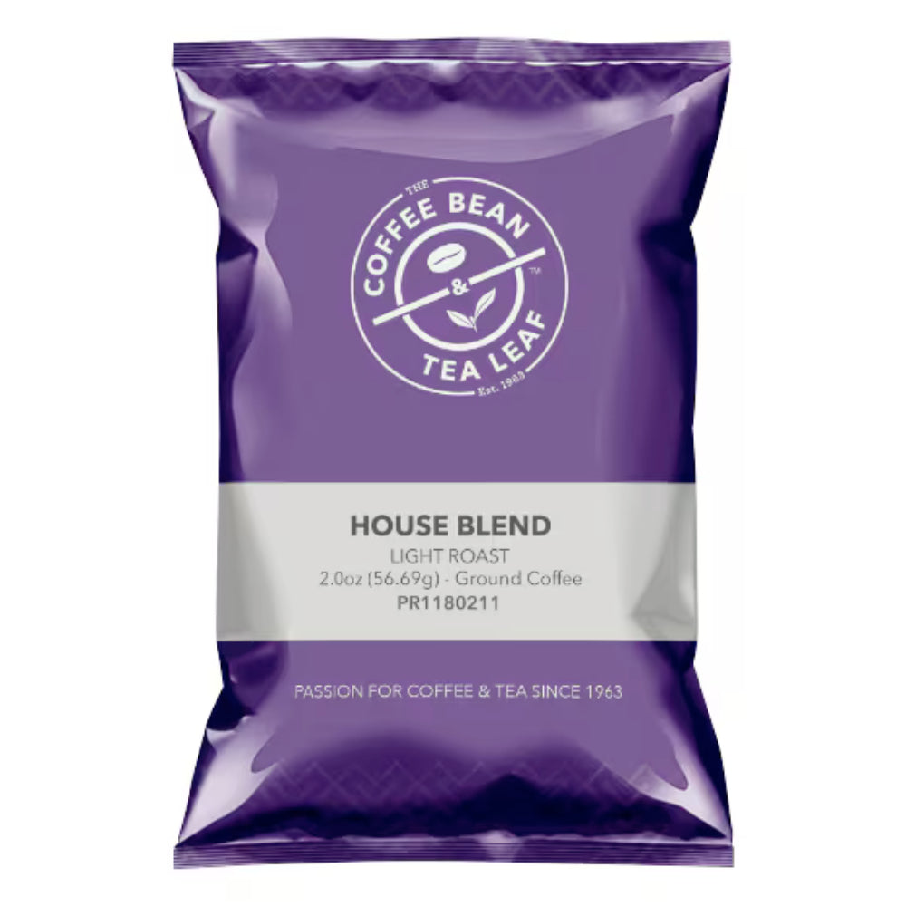 The Coffee Bean & Tea Leaf, House Blend, Light Roast Ground Coffee, 2 Ounce (Pack of 24)