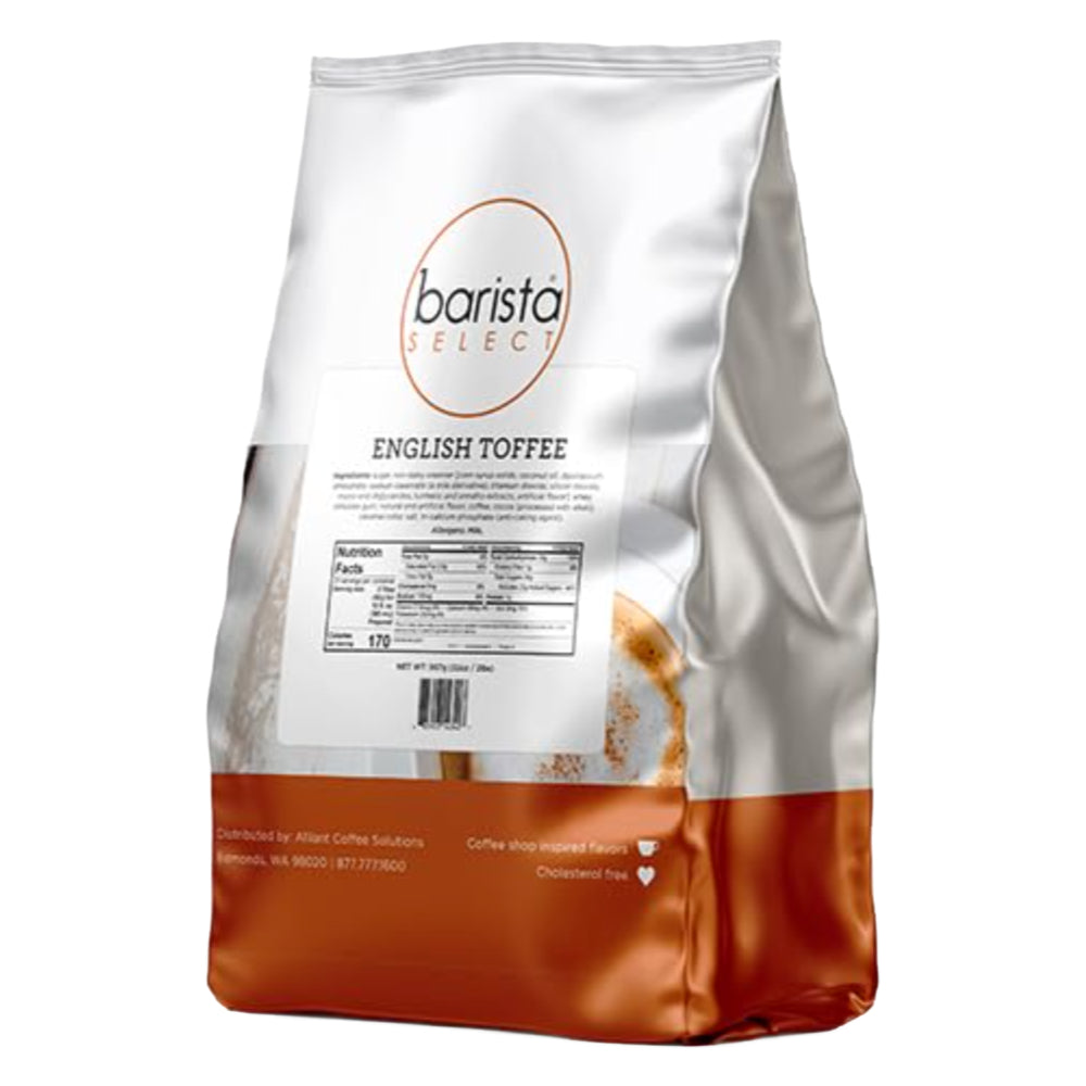 Barista Select Premium Cappuccino Mix, 6/2lb Bags (1 Case, English Toffee)