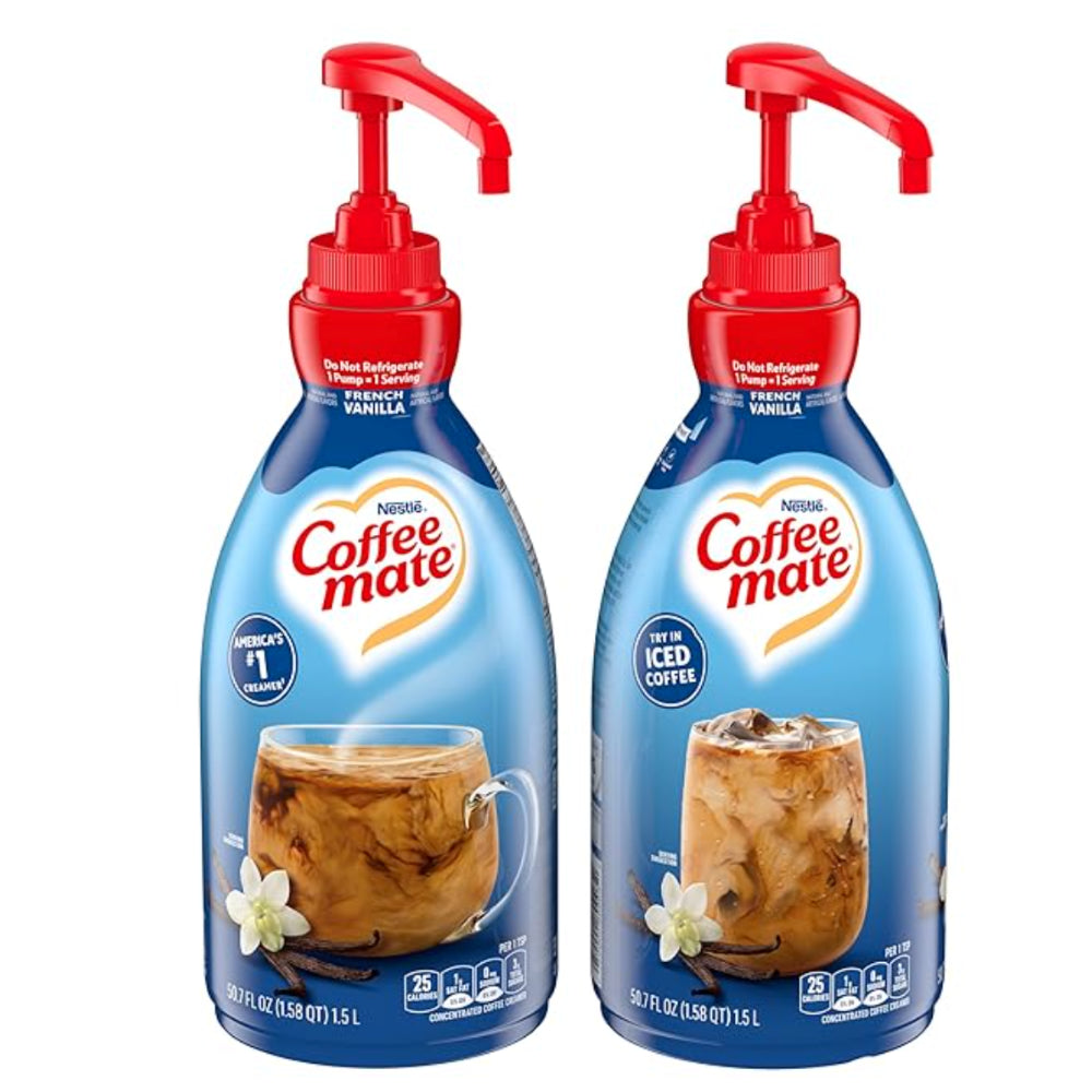 French Vanilla Creamer Coffee Pump Bottle