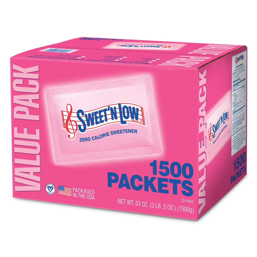 Sweet'N Low Zero Calorie Sugar Substitute, 1500 Ct.