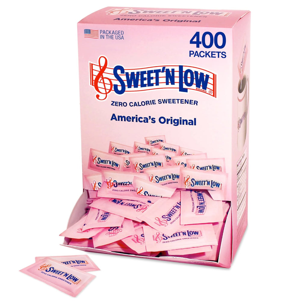 Sweet'N Low Zero Calorie Sugar Substitute, 400 Ct. (Single Case or Four)